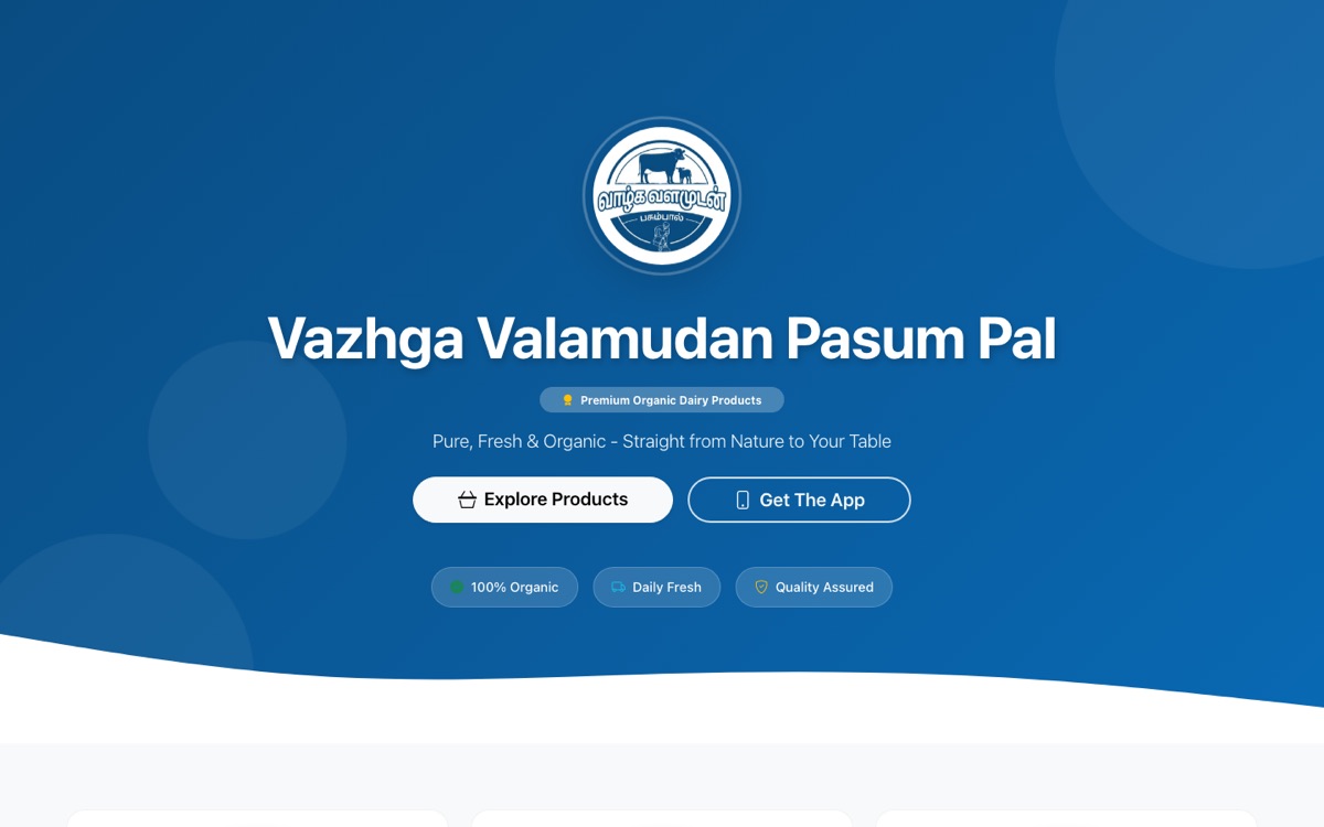 Vazhga Valamudan Pasum Pal website home page